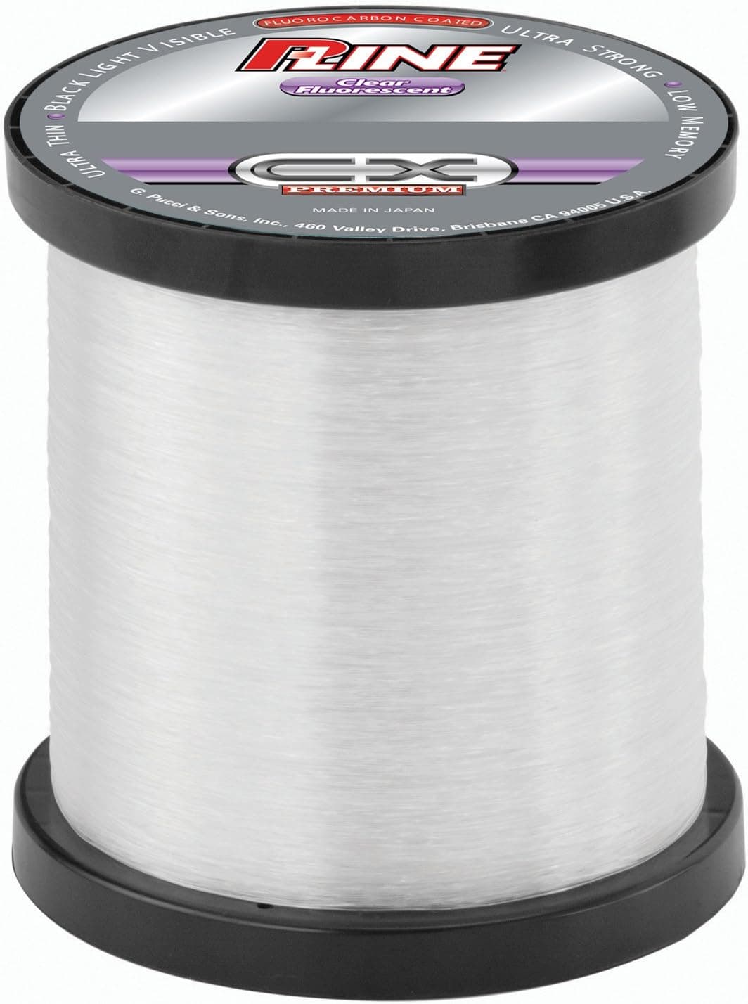 P-Line CX Premium Clear Fluorescent Fishing Line 1000 YD Spool