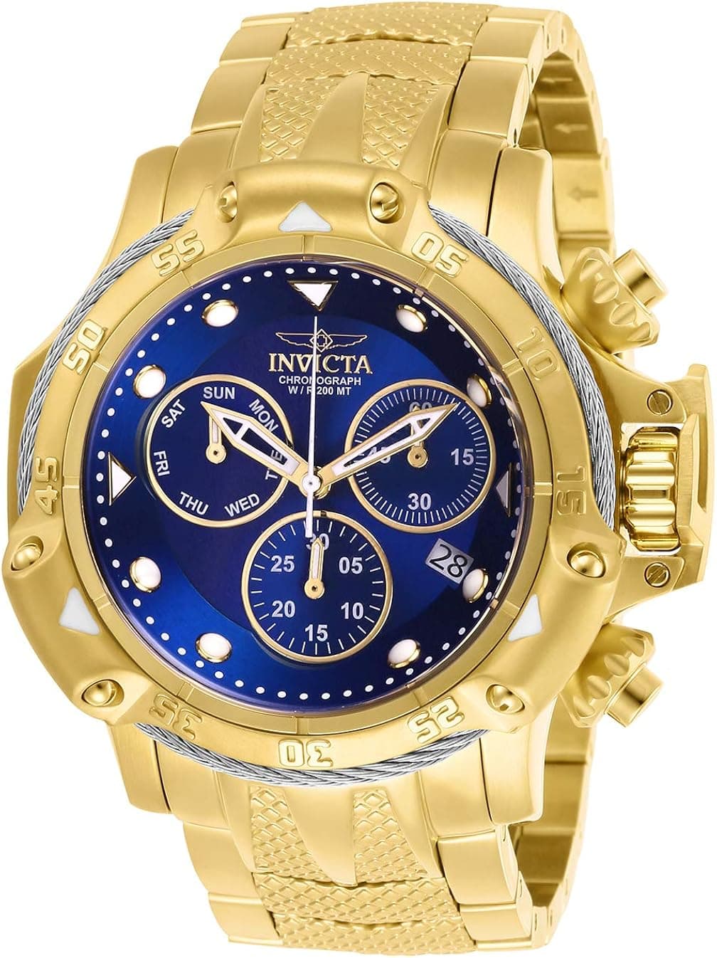 Invicta Men Subaqua Quartz Watch, Gold, 26726
