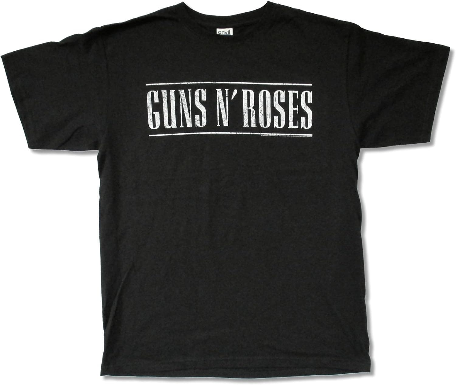 Bravado Adult Guns N Roses "Scratched Logo Tour 2013" Black T-Shirt