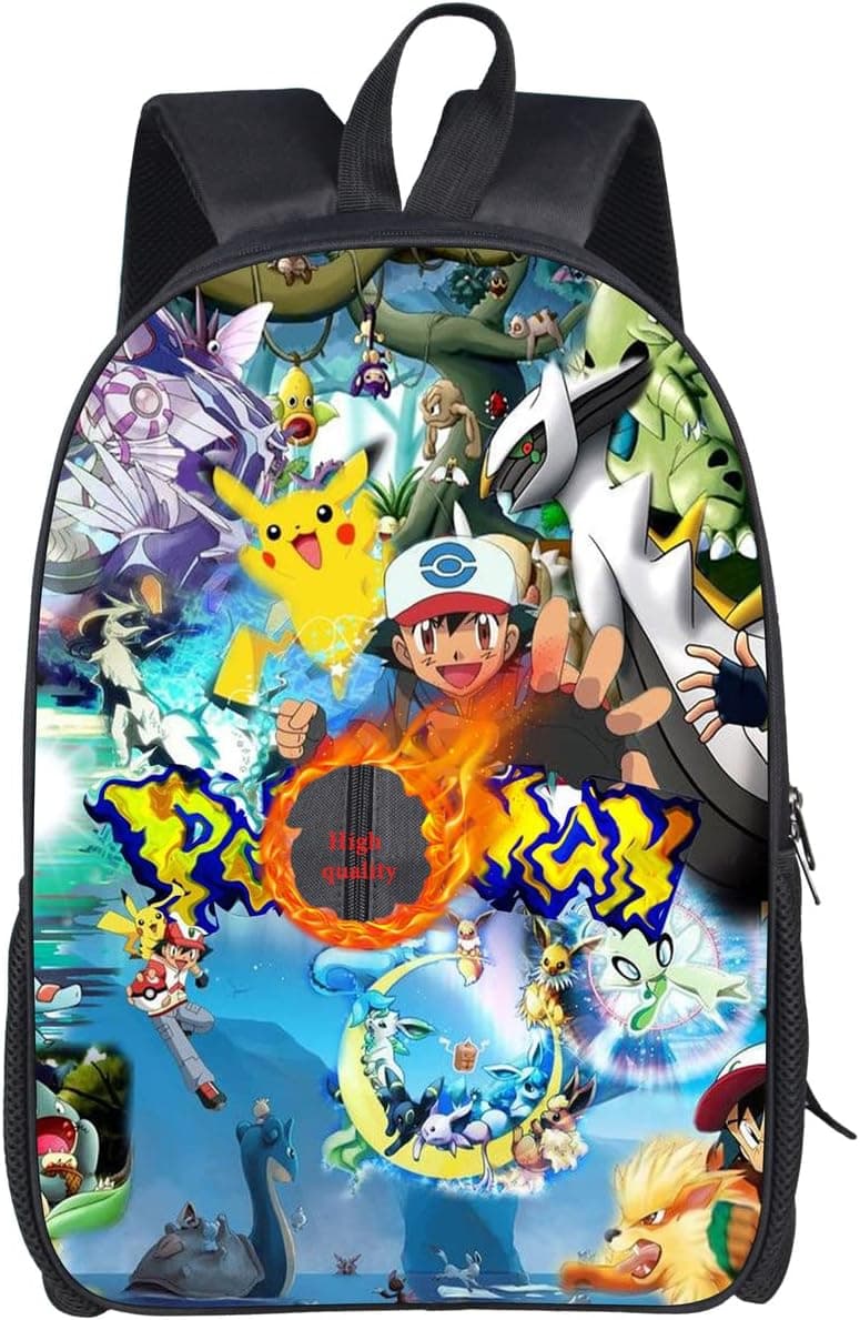 Unisex Cartoon Backpack 3d Printing Travel Bag Teens Game Bag Casual Backpack PK1-One Size