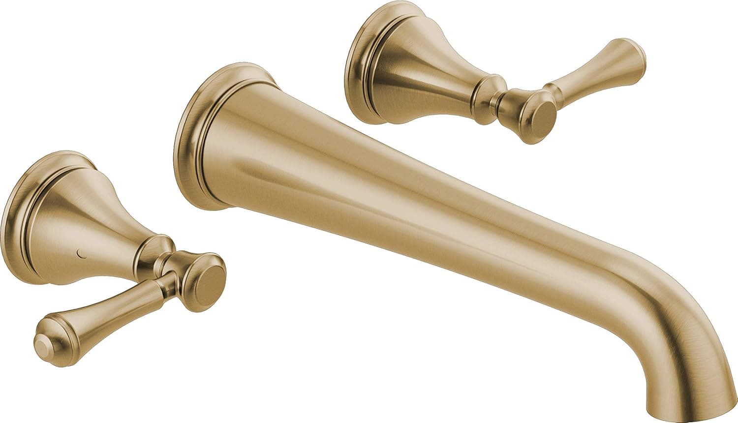 DELTA FAUCET T5797-CZWL Tub Filler Wall-Mount, Champagne Bronze