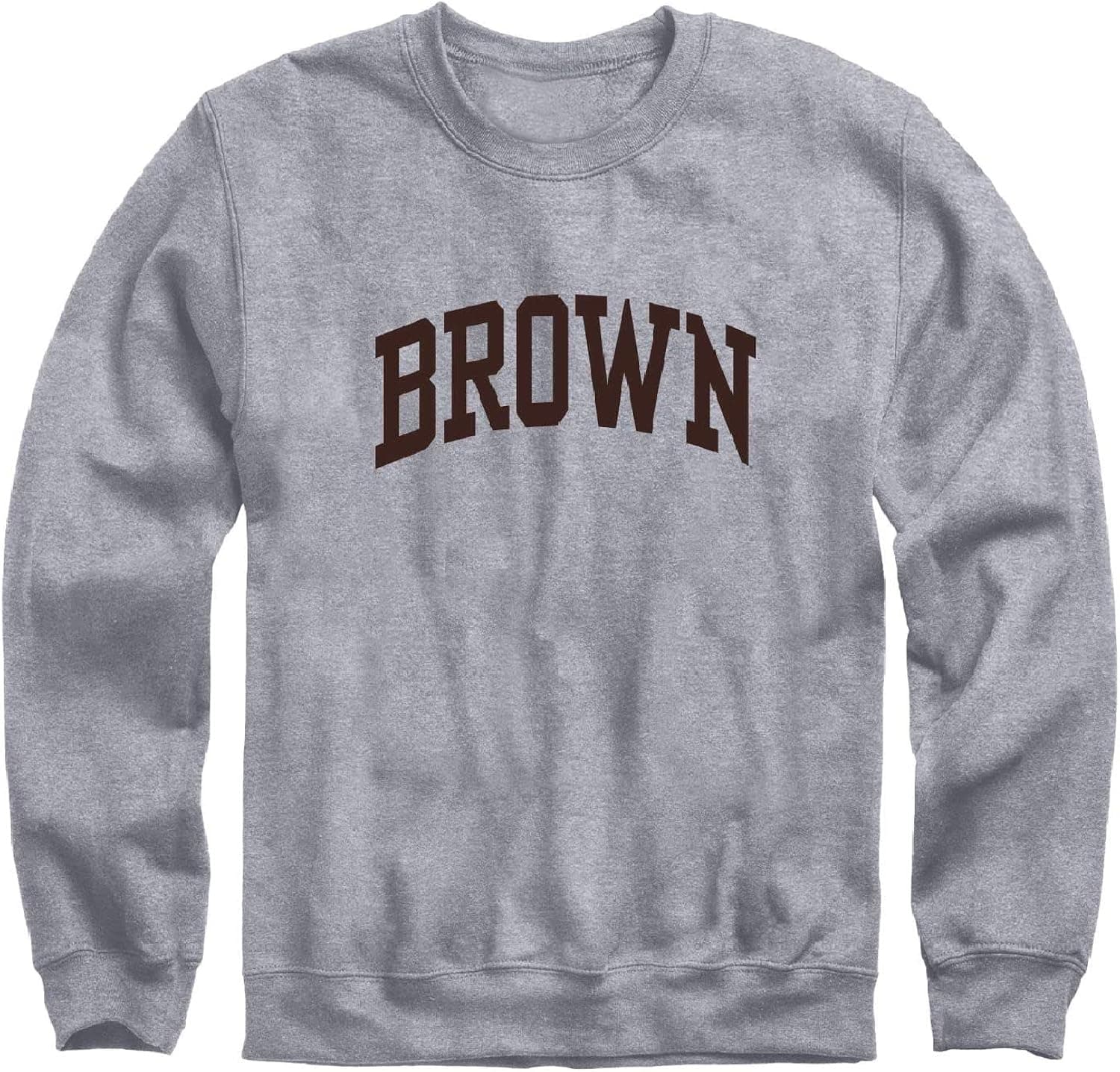 Ivysport Crewneck Sweatshirt, Unisex, Classic Logo, Premium Grey Heavyweight Cotton Blend