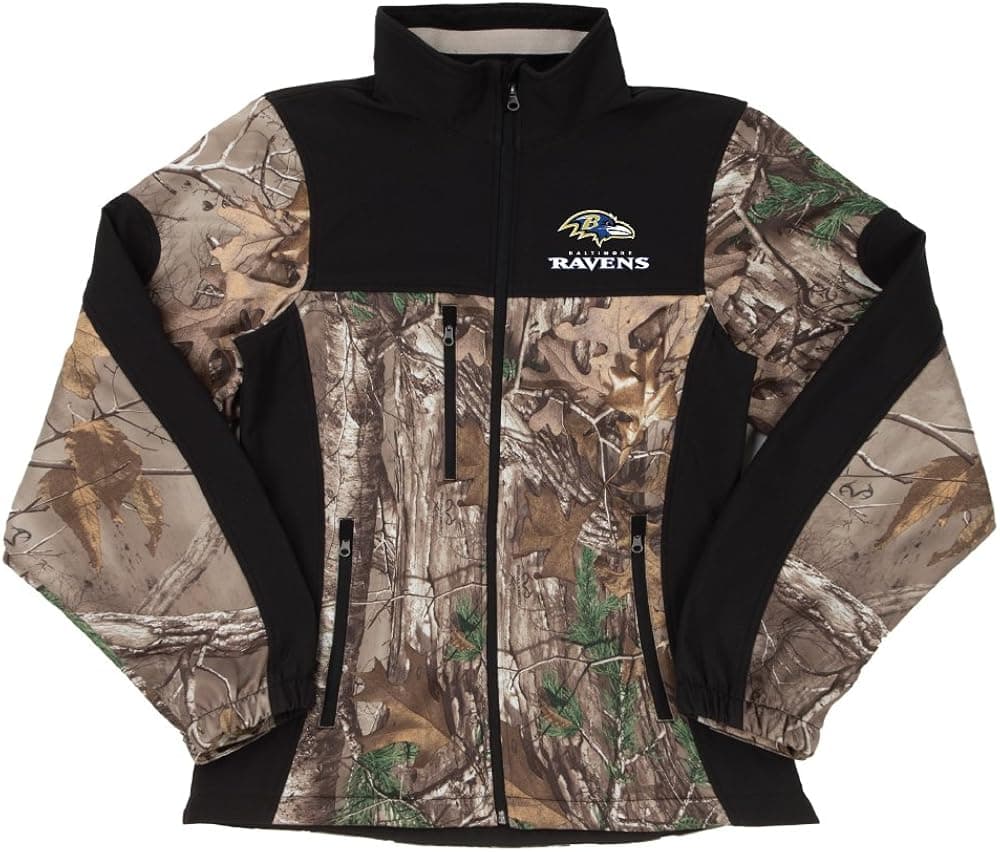 Dunbrooke Apparel NFL Ladies Hunter Camoflauge Colorblock Softshell Jacket