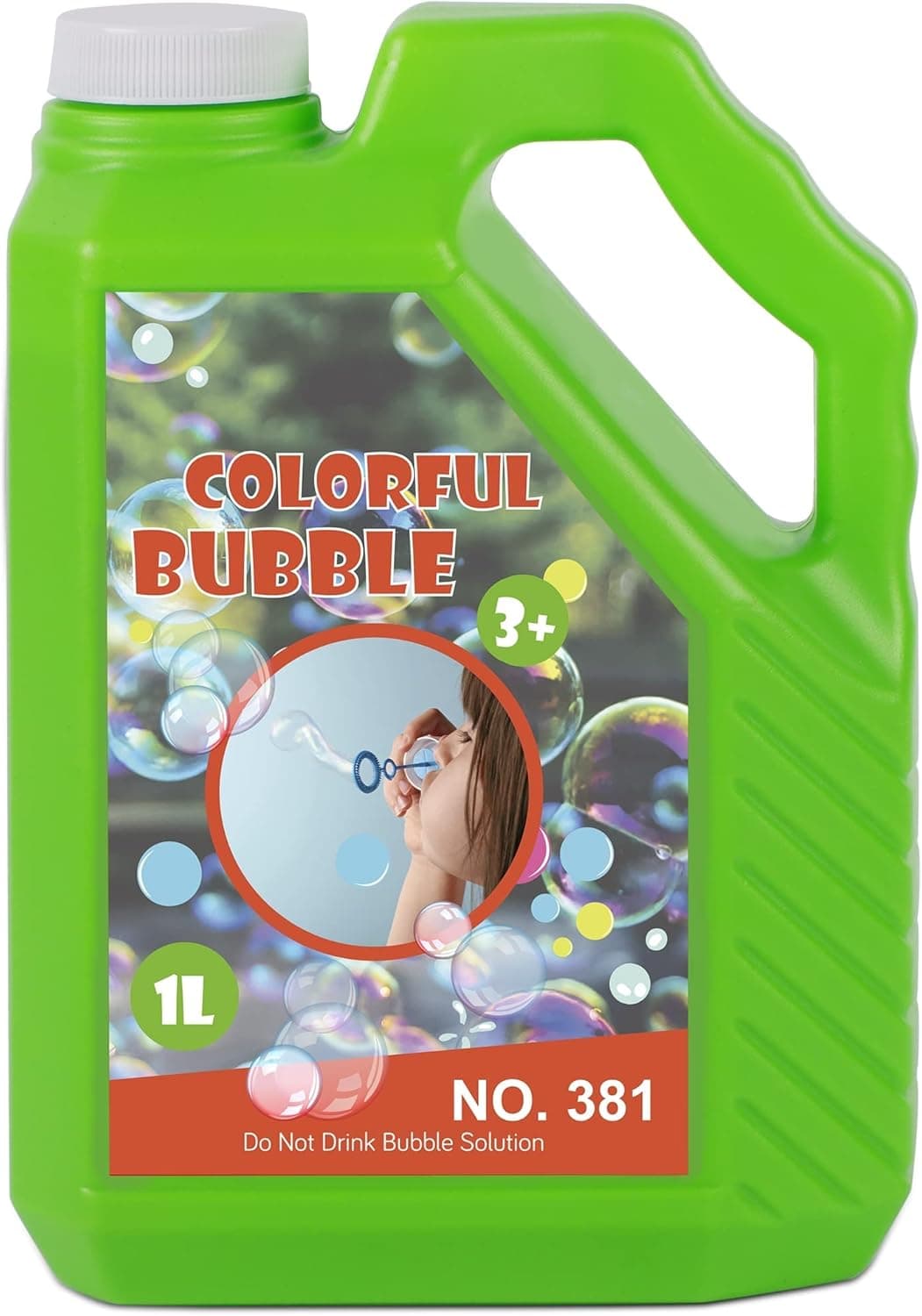 Lulu Home Bubble Concentrated Solution, 1 L/ 33.8 OZ Bubble Refill Solution for Kids Halloween Parties, Bubble Machine, Giant Bubble Wand, Bubble Gun Blower