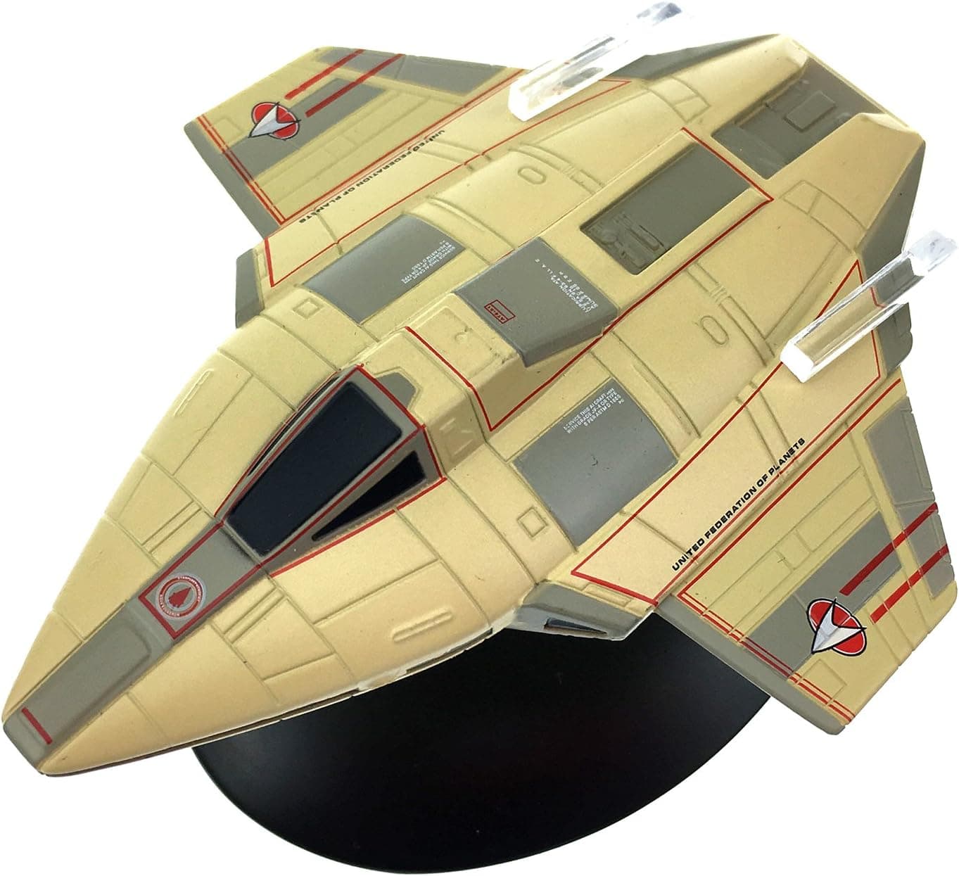 STAR TREK Starfleet Academy Flight Training Craft Model with Magazine #97 by Eaglemoss