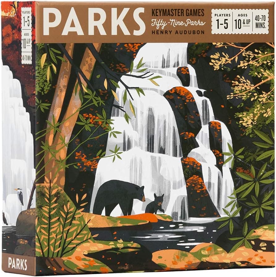 Parks Board Game - a Family and Strategy Game About National Parks by Keymaster Games