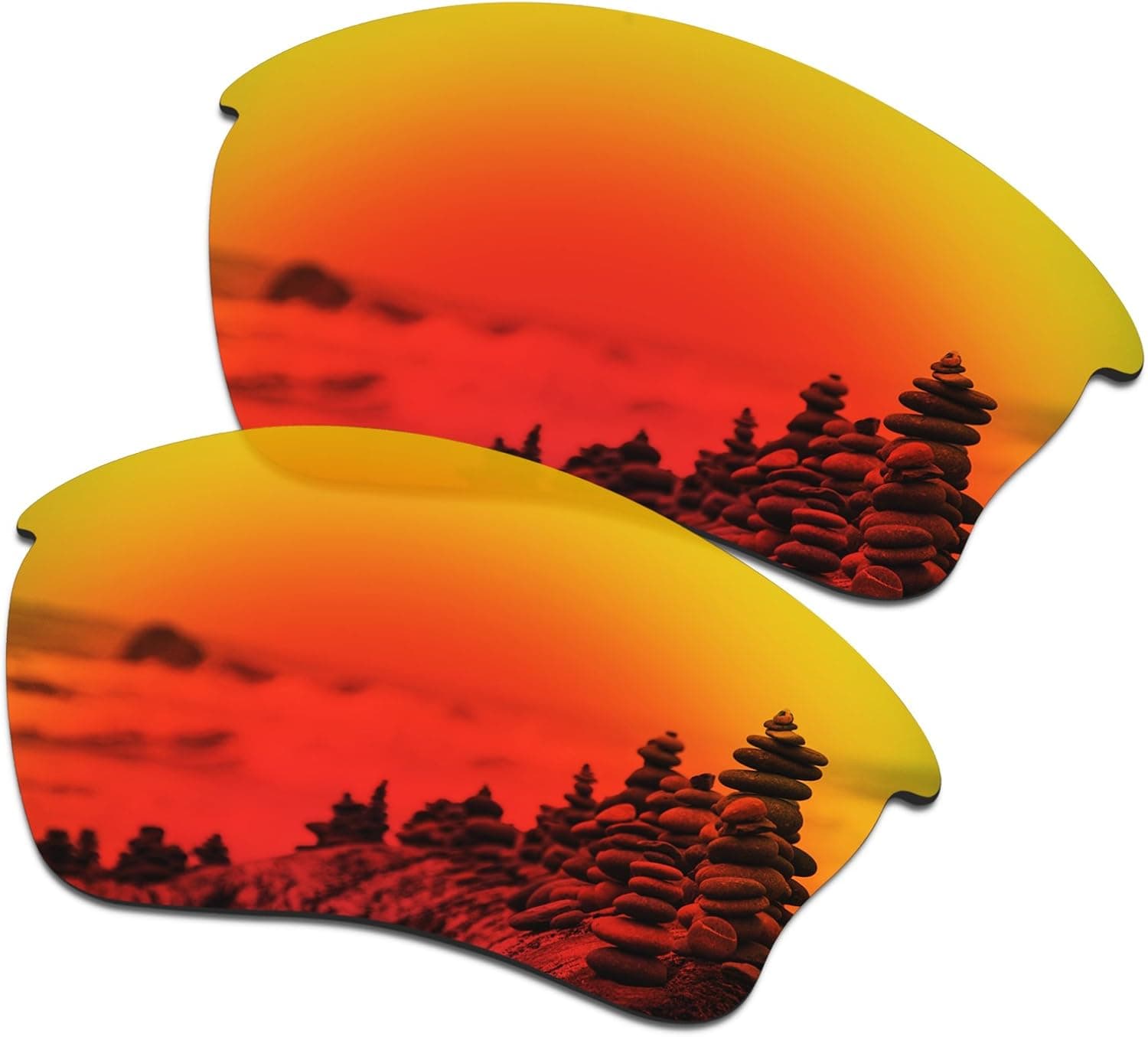 SmartVLT Men's Replacement Lenses/Nosepieces & Earsocks Rubber Kits for Oakley Half Jacket XLJ Sunglass - More Options