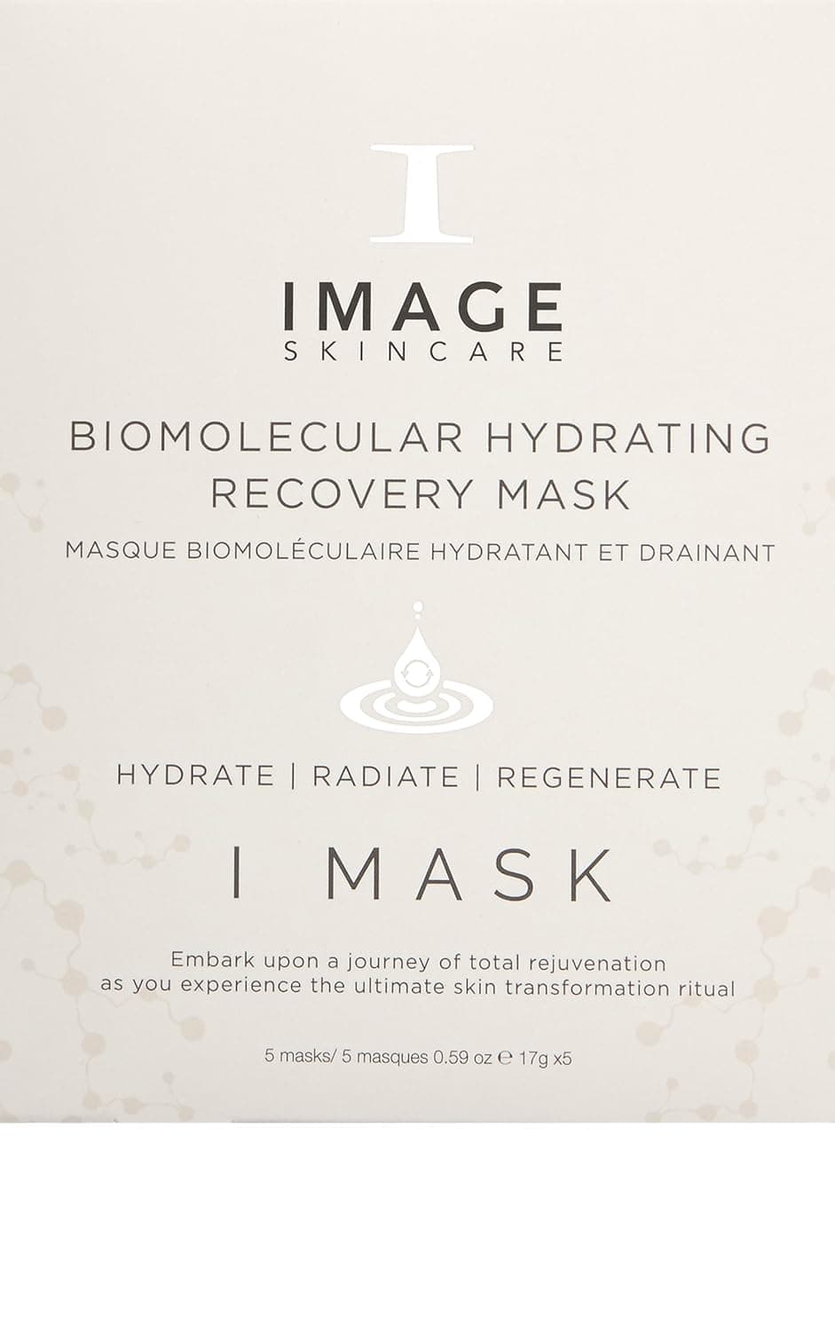 IMAGE Skincare Biomolecular Hydrating Recovery Mask, 5 Count