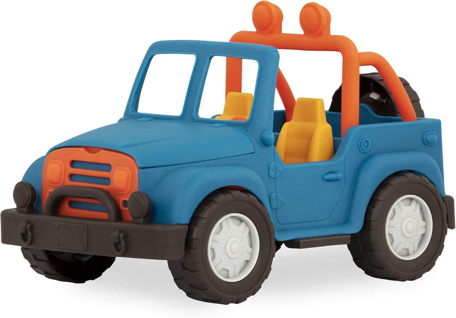 Wonder Wheels by Battat – 4 X 4 – Blue Off-Road Toy Truck with Spare Tire & Detailed Engine for Toddlers Age 1 & Up – 100% Recyclable