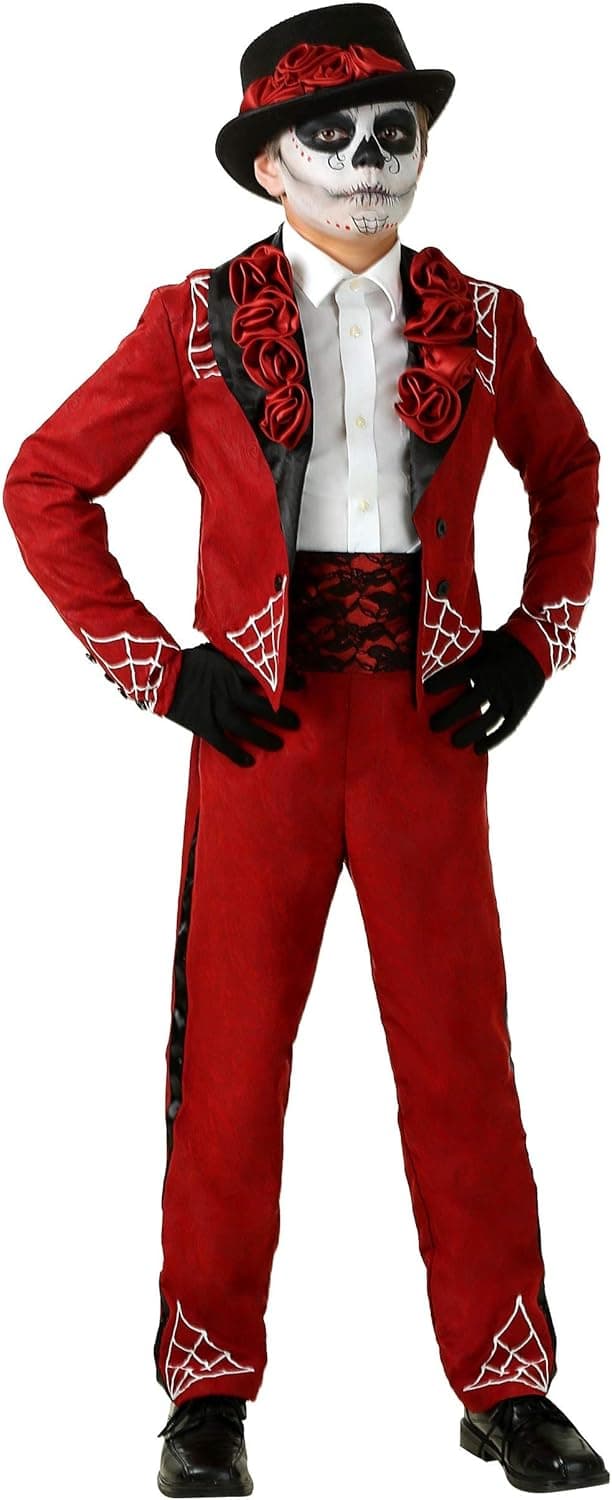 Boy's Day of the Dead Costume Day of the Dead Suit Kids