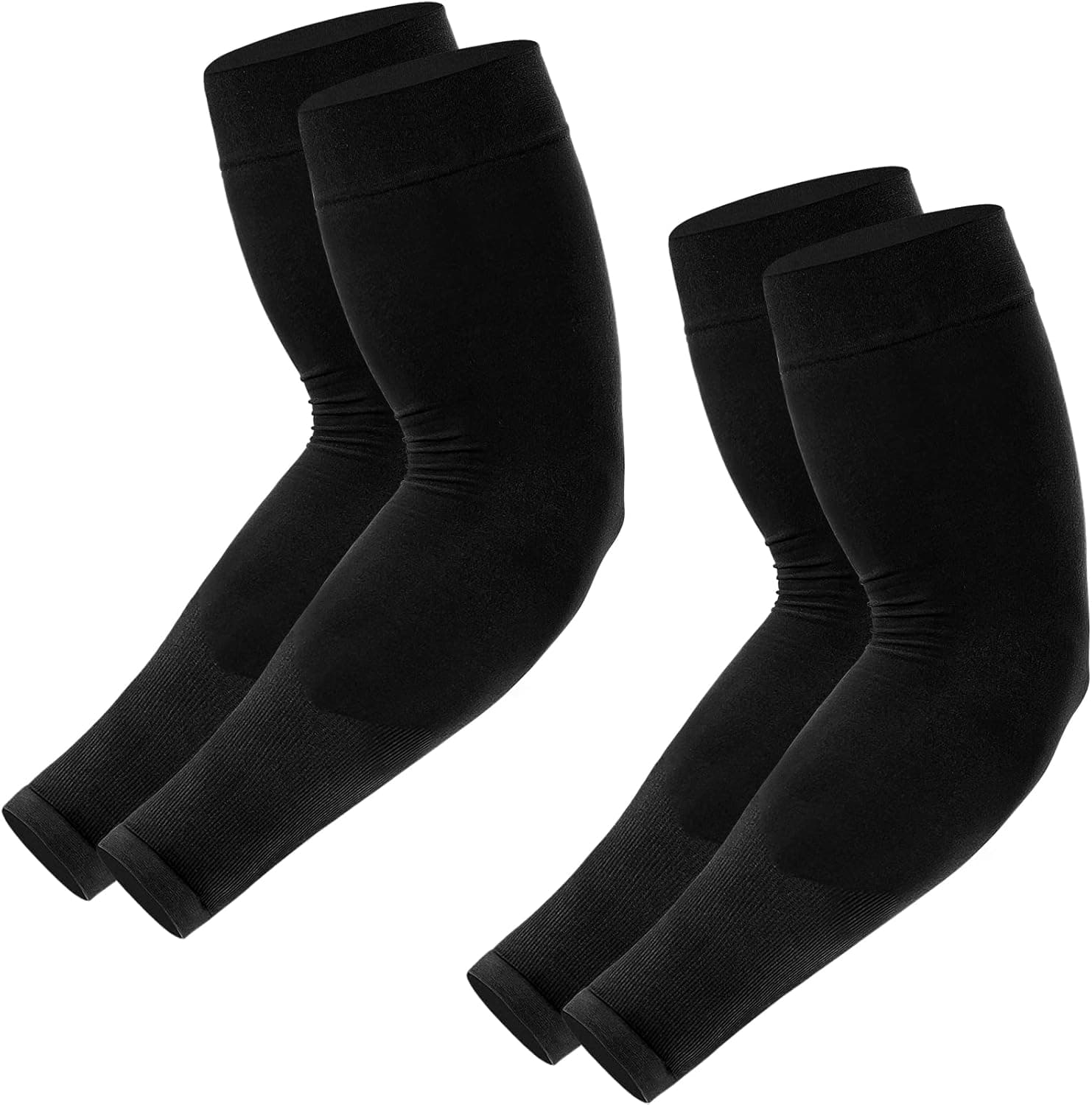 Newbyinn UV Sun Protection Arm Sleeves for Men Women Youth, Cooling Sleeve to Cover Arm Tattoo, Mid-Compression Arm Cover
