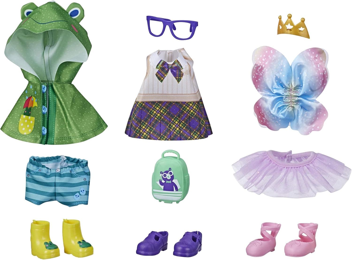 Baby Alive Littles Little Styles 3 Pack, Mix & Match Outfits & Accessories for Littles Toddler Dolls, Toy for Kids 3 Years Old & Up