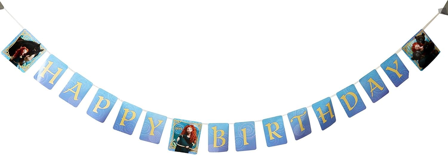 Hallmark Disneys Brave Happy Birthday Banner