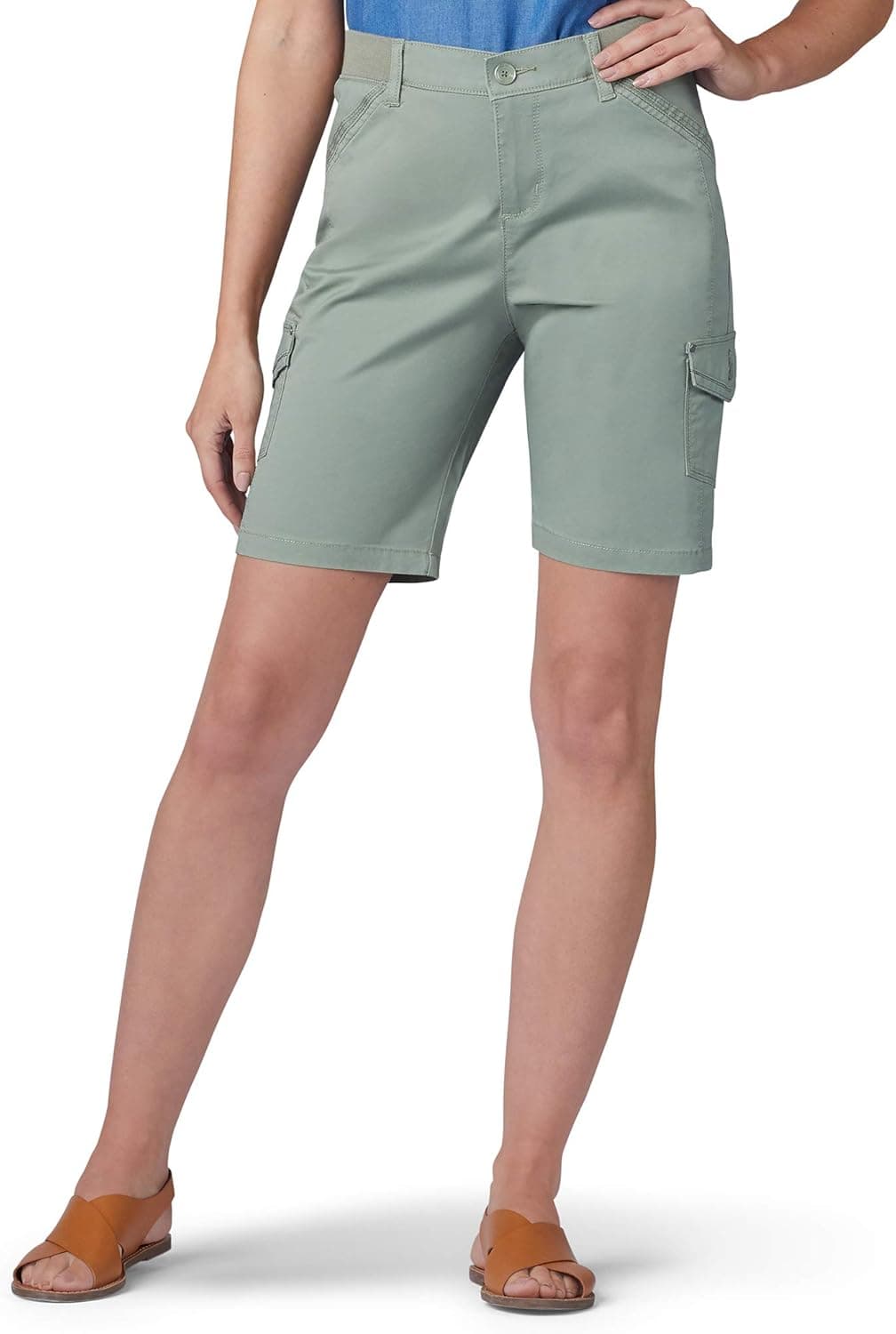 Lee Women's Flex-to-go Relaxed Fit Cargo Bermuda Short