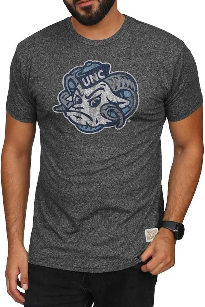 Elite Fan Shop NCAA Mens Retro T Shirt Soft Charcoal
