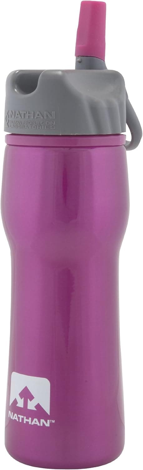 Nathan Stainless Steel 500 ml Flip Straw Bottle