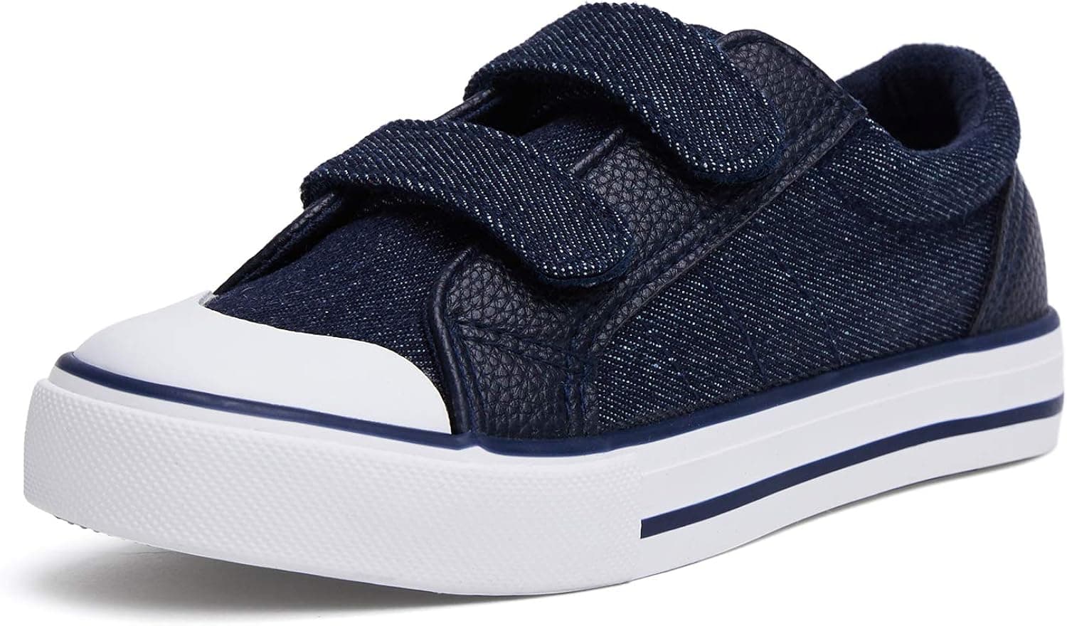 K KomForme Toddler Shoes Boys Girls, Toddler Canvas Sneakers Size 4-13 Size 9 Navy