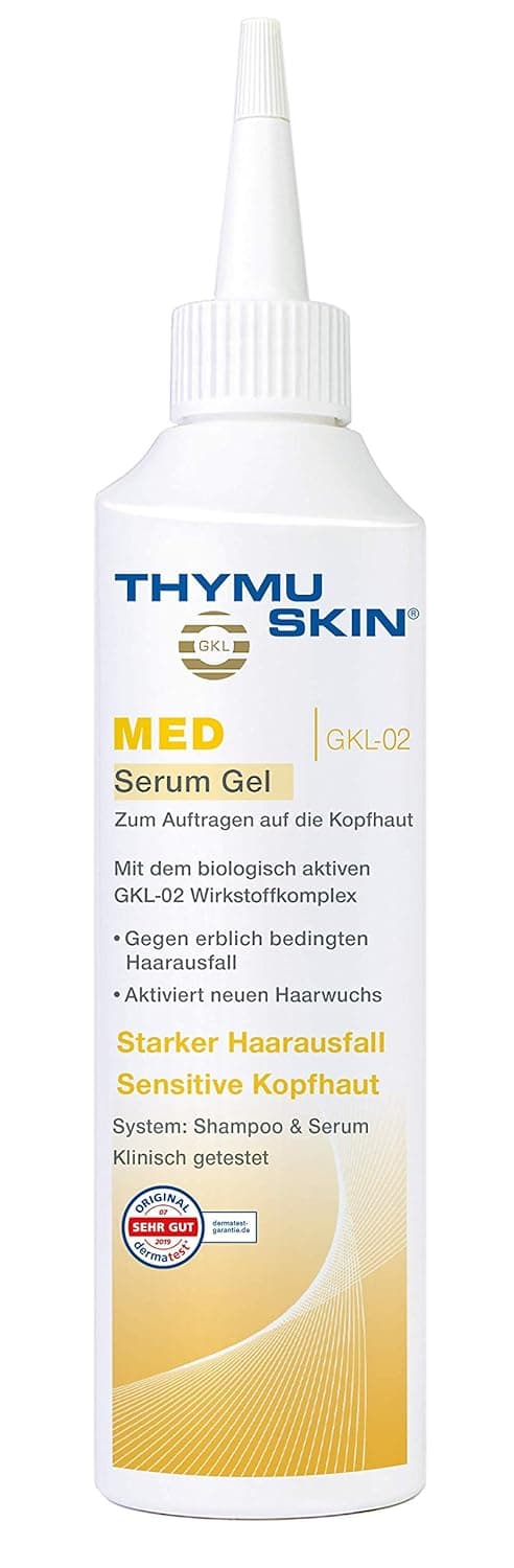 THYMUSKIN Med - Hair Care Peptides Serum (Step #2) for Hair Growth Due to Hair Loss - for Sensitive Hair and Scalp Conditions where Balding is Already Present