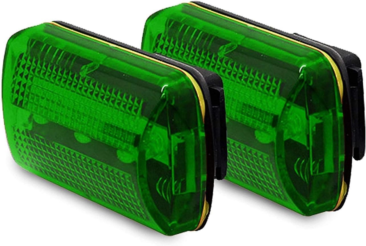 Bike Tail Lights - Rear Safety LED Lights with Belt Clip 7 Lighting Modes Strobing or Steady - 2 Pack Water Resistant Safety Lights Up to 100 Hours for Jogging | Cycling | Hiking | Skiing |