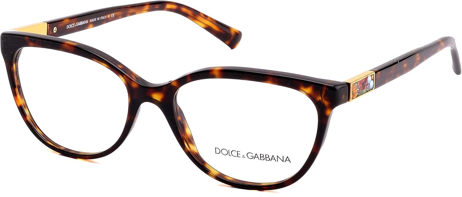 Dolce & Gabbana DG3188 Eyeglasses-502 Havana-55mm