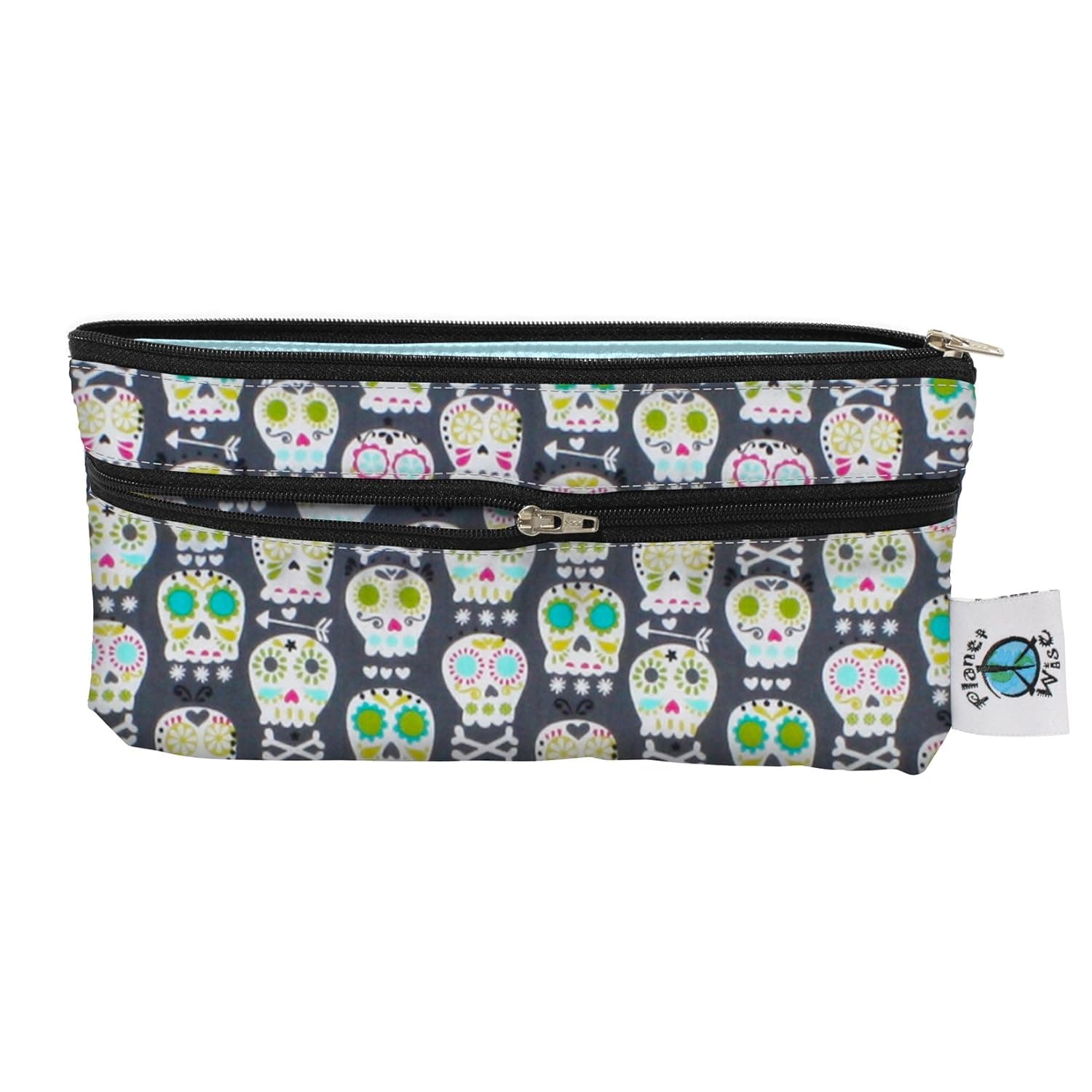Planet Wise Travel Wet/Dry Bag, Carnival Skulls