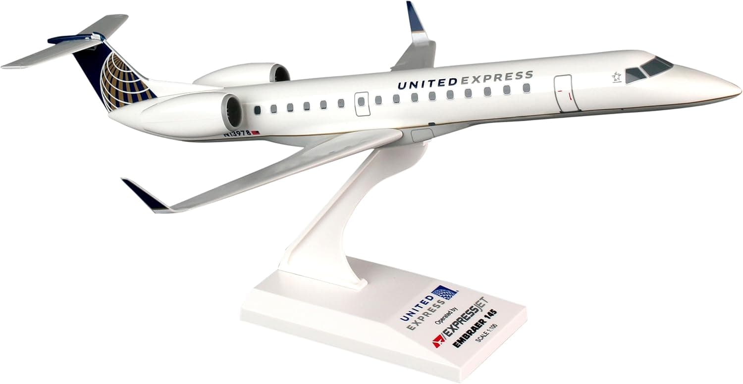 Daron Skymarks United Express ERJ145 Expressjet, 1/100-Scale