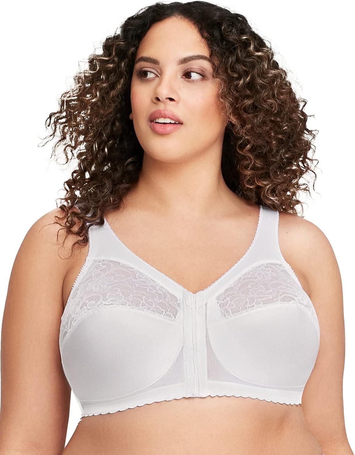 Glamorise Women's Full Figure MagicLift Front Close Support Bra #1200