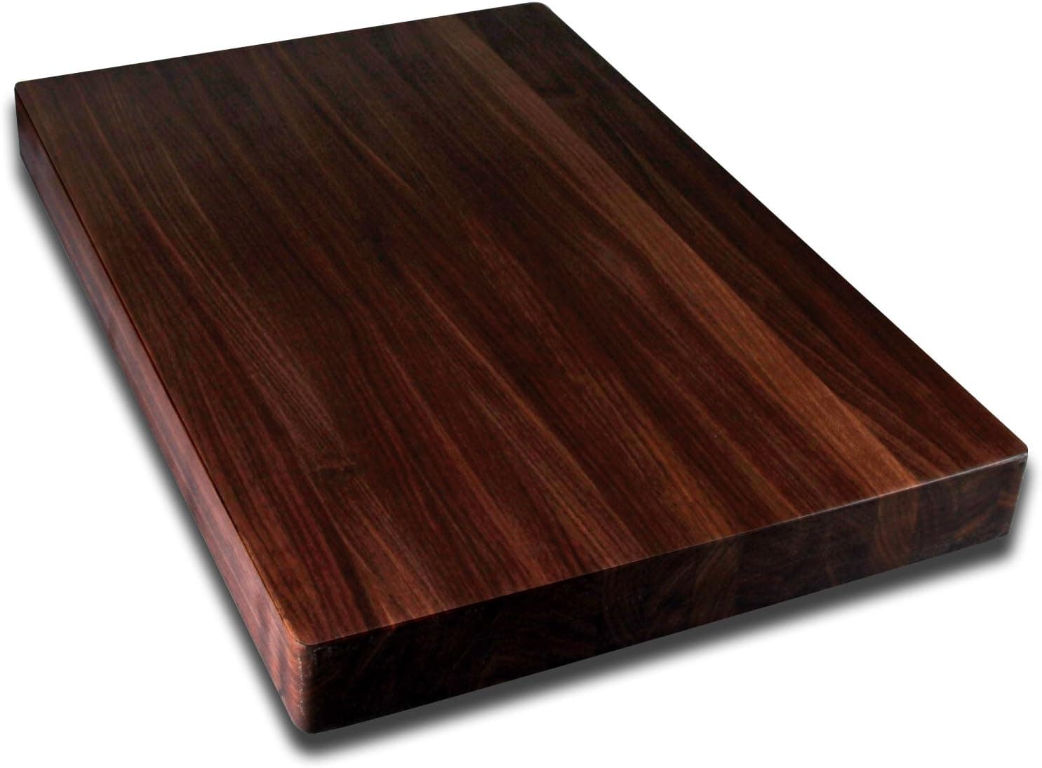 Kobi Blocks Walnut Edge Grain Butcher Block Wood Cutting Board 14" x 18" x 1"