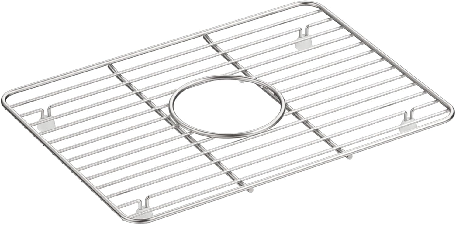 KOHLER K-5198-ST Cairn Stainless Steel, 10-3/8" x 14-1/4", for Small Bowl Sink Rack