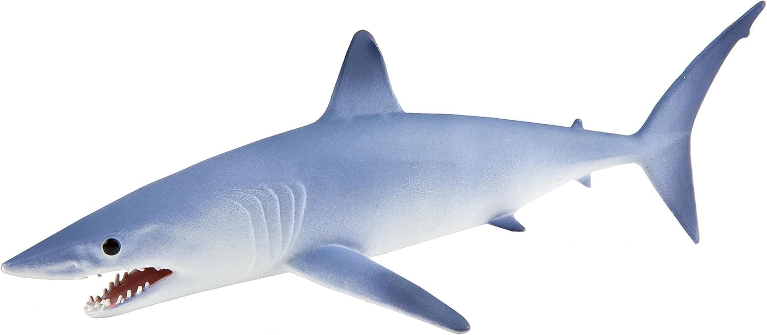 Safari Ltd. Mako Shark – Realistic Hand Painted Toy Figurine Model – Quality Construction from Phthalate, Lead and BPA Free Materials – for Ages 3 and Up