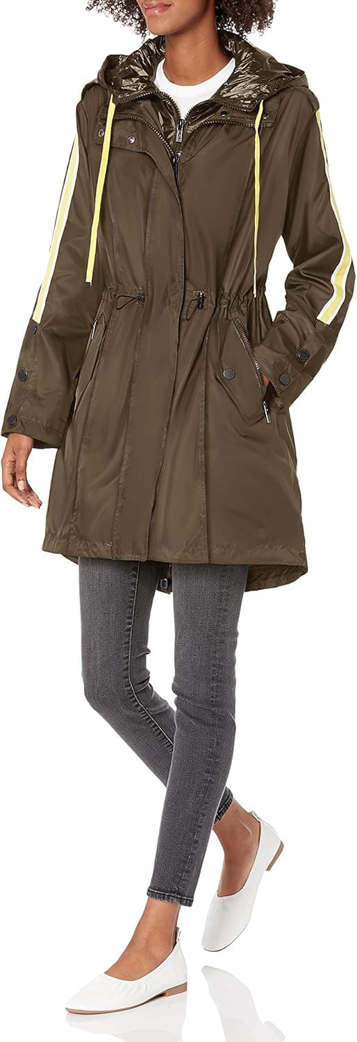 RACHEL Rachel Roy Women's Contrast Cire Anorak