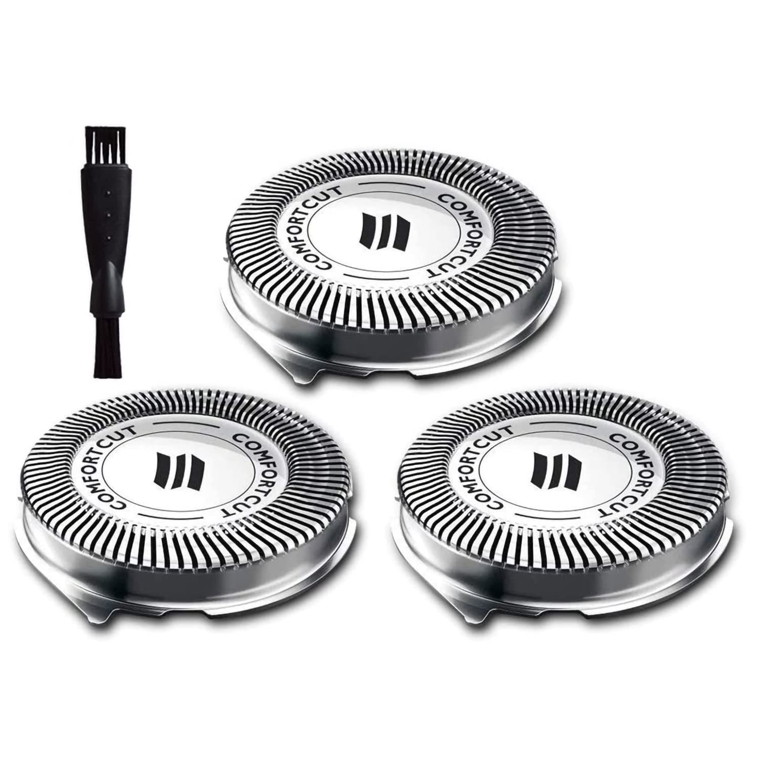 SH30 Replacement Heads for Philips Norelco Shaver,SH30 Heads Compatible with Series 3000,2000,1000,S738 with Durable Sharp Blade, Electric Razor Shaving Heads Blades Back-Up Rotary Heads Accessories