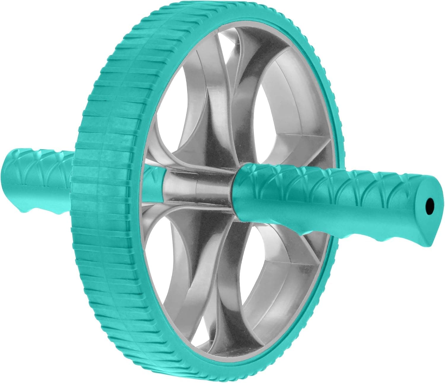Nicole Miller Ab Roller Wheel Workout, Abs of Steel Fitness Exercise Roller Workout Equipment for Ultimate Ab Stimulator Abdominal Exercise