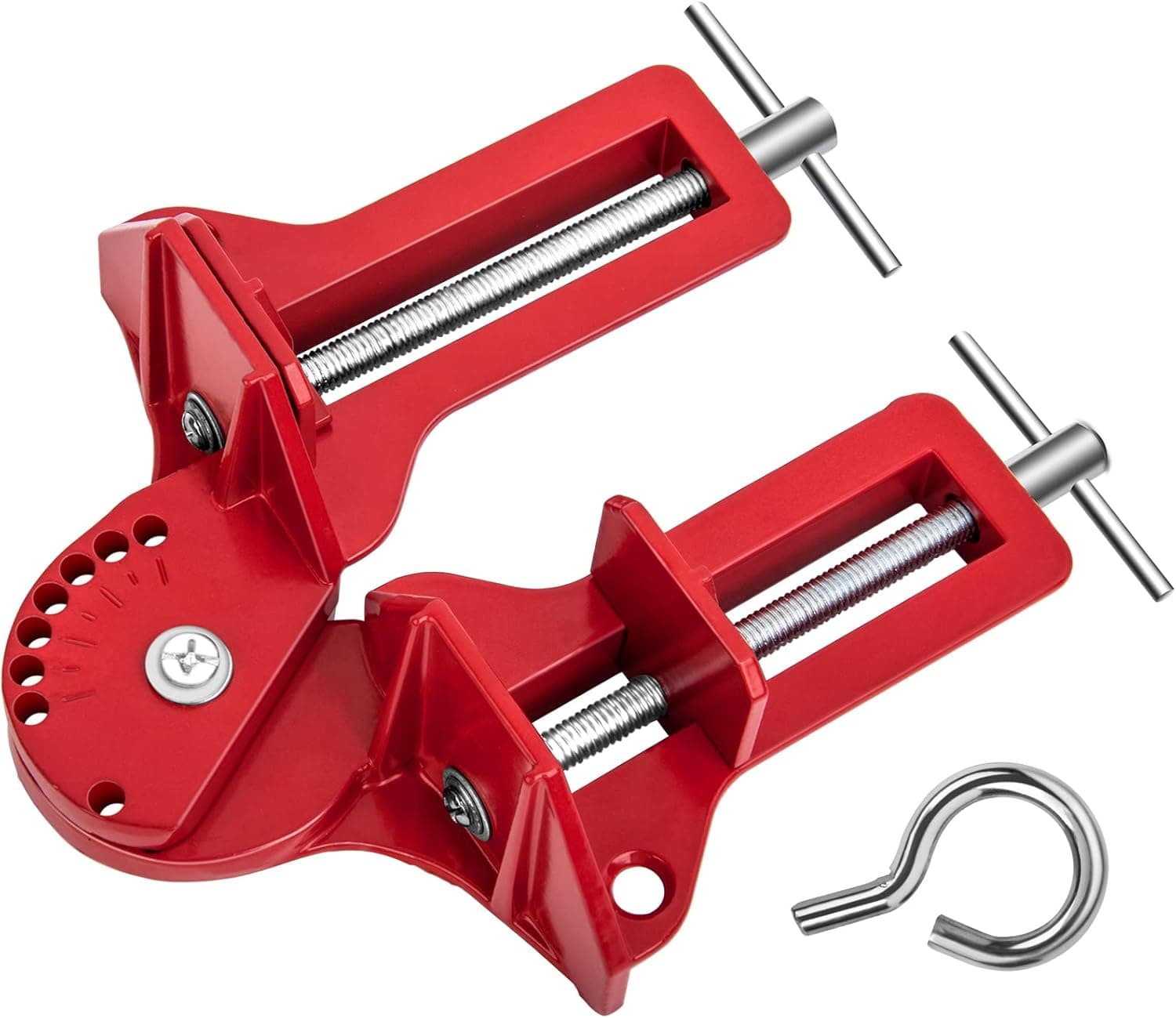 Jalan Adjustable Corner Clamp, 30°~120° Adjustable Right Angle Clamps, 90 Degree Pro Corner Clamp Kit, for Woodworking, Welding, DIY Photo Frame, Cabinets, Men's Father Dad's Carpenter Tools Gift