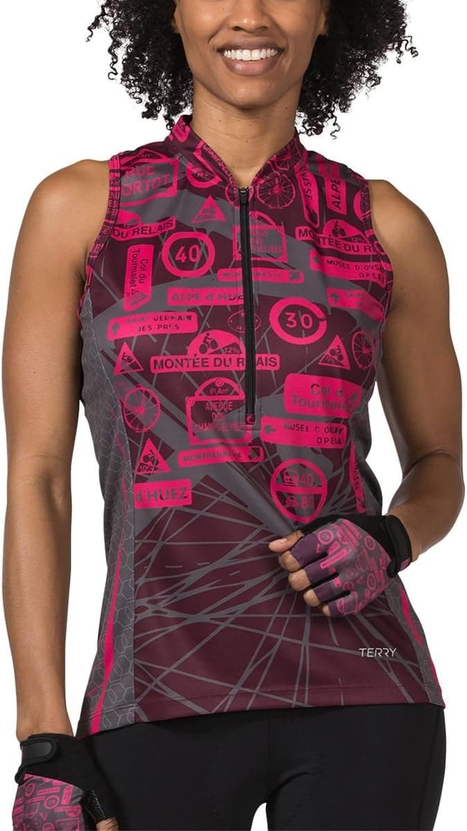 Terry Bicycles Sun Goddess Sleeveless Jersey - Women's Rue De Le Tour, M