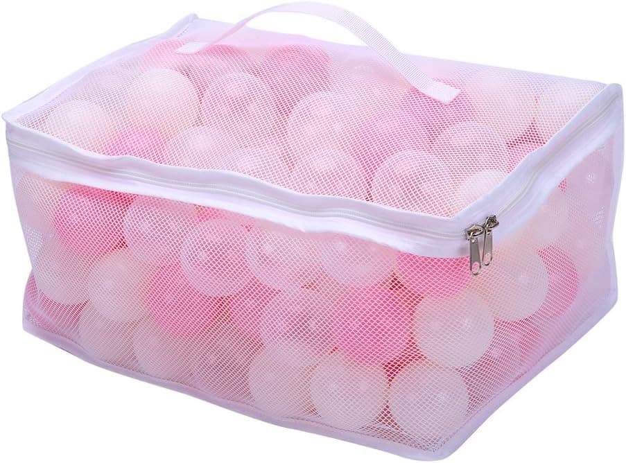 PlayMaty Colorful Pit Balls - 100Pcs Phthalate Free BPA Free Plastic Ocean Balls Crush Proof Stress Balls for Kids Playhouse Pool Ball Pit Accessories 2.2 Inches