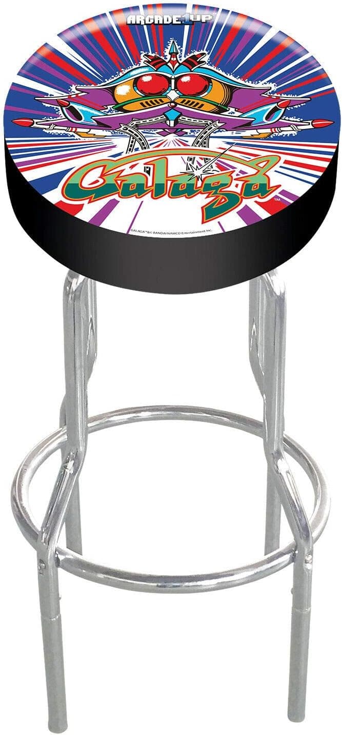 Arcade1Up Galaga Adjustable Game Stool 21.5? to 29.5?
