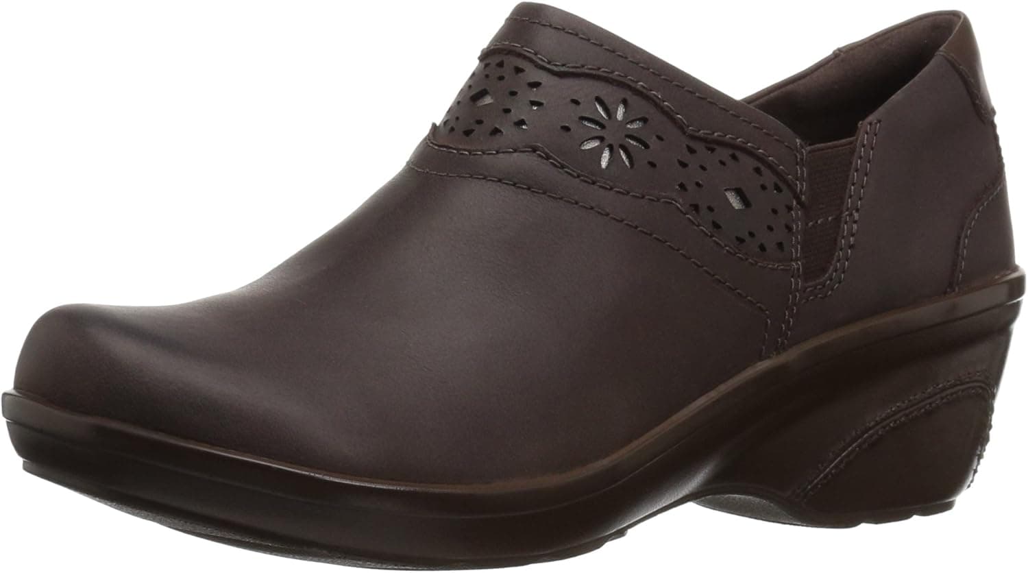 Clarks Women's Marion Helen Loafer, Dark Brown Leather, 8.5 M US