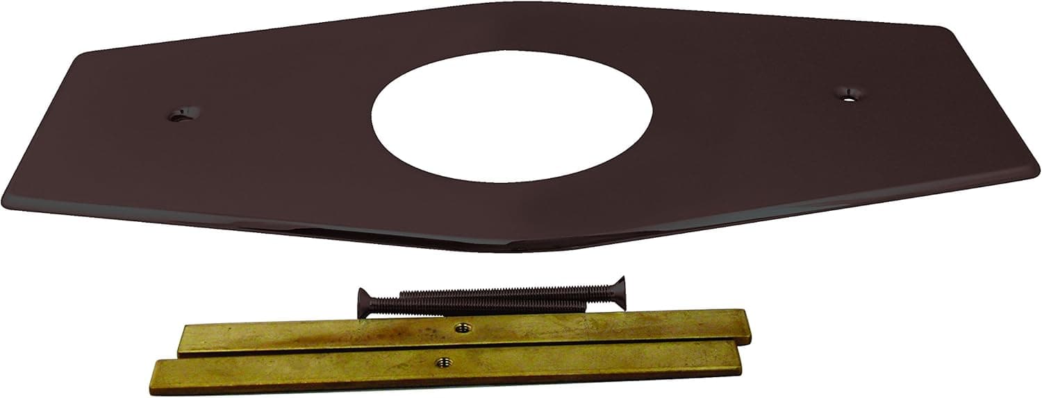 Westbrass One-Hole Remodel Plate for Mixet, Oil Rubbed Bronze, D503-12
