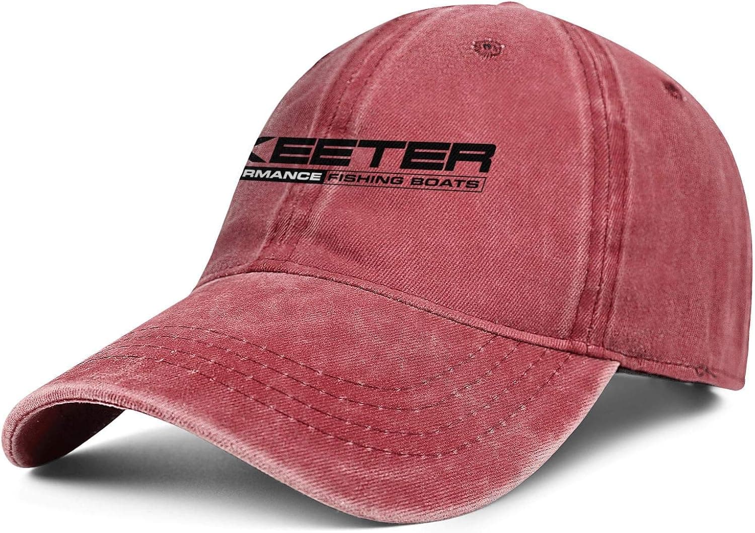 Mens Vintage Washed Trucker Hat Skeeter-Logo-Transparent- Dad Hats Hip Hop Adjustable Fitted Ball Caps