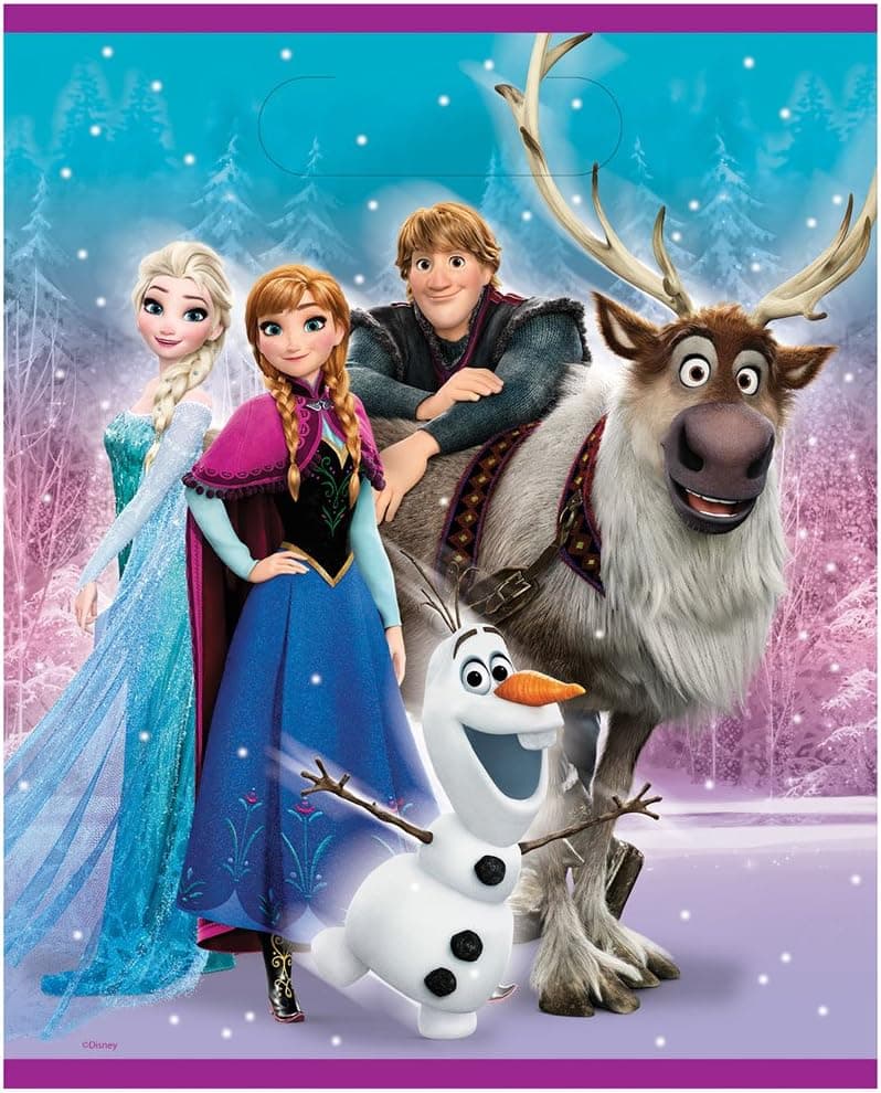 Unique Disney Frozen Party Loot Bags, 1 Pack