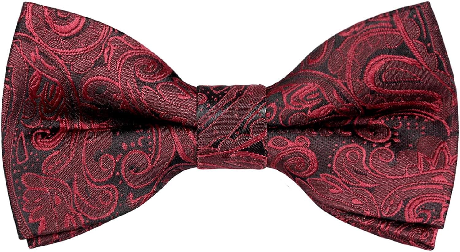 Alizeal Boys Adjustable Fashion Paisley Floral Strapped Pre-tied Kids Bow Tie