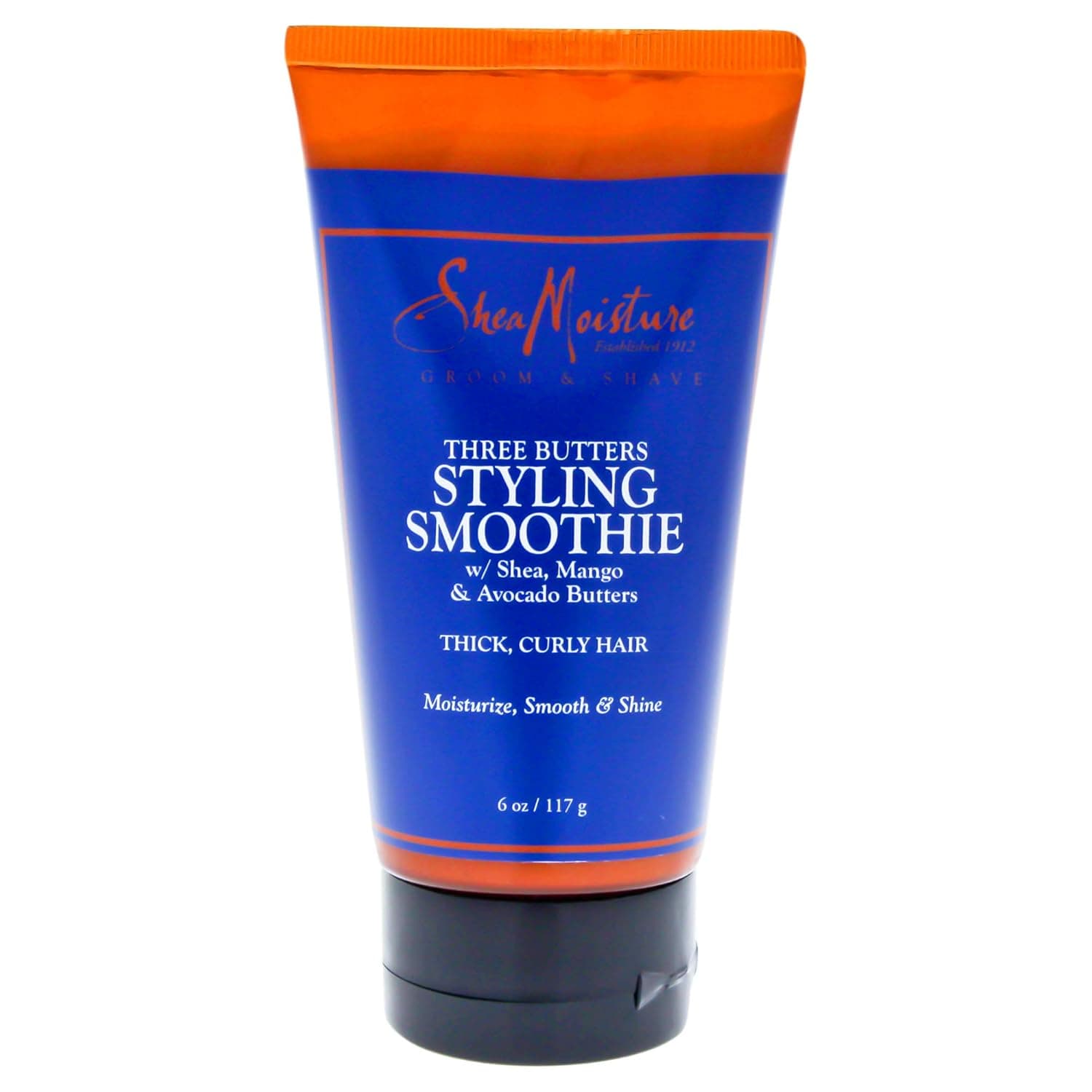 SheaMoisture Three Butters Styling Smoothie for Men, 6 Ounce