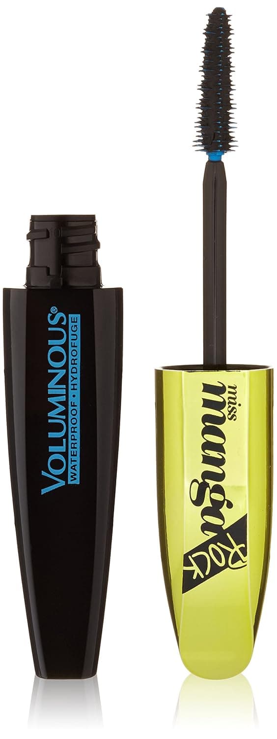 L'Oreal Paris Cosmetics Voluminous Miss Manga Rock Waterproof Mascara, 389 Blackest Black, 0.27 Fluid Ounce