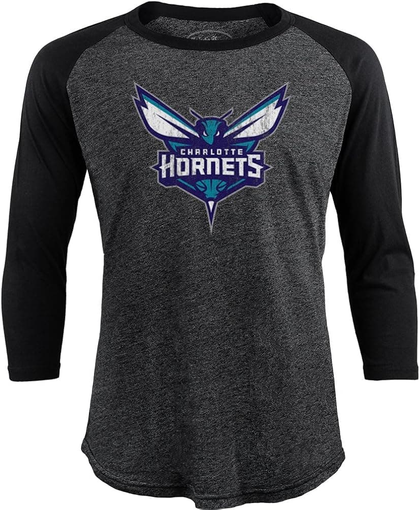 Majestic Athletic NBA Men's Premium Triblend 3/4 Sleeve Raglan