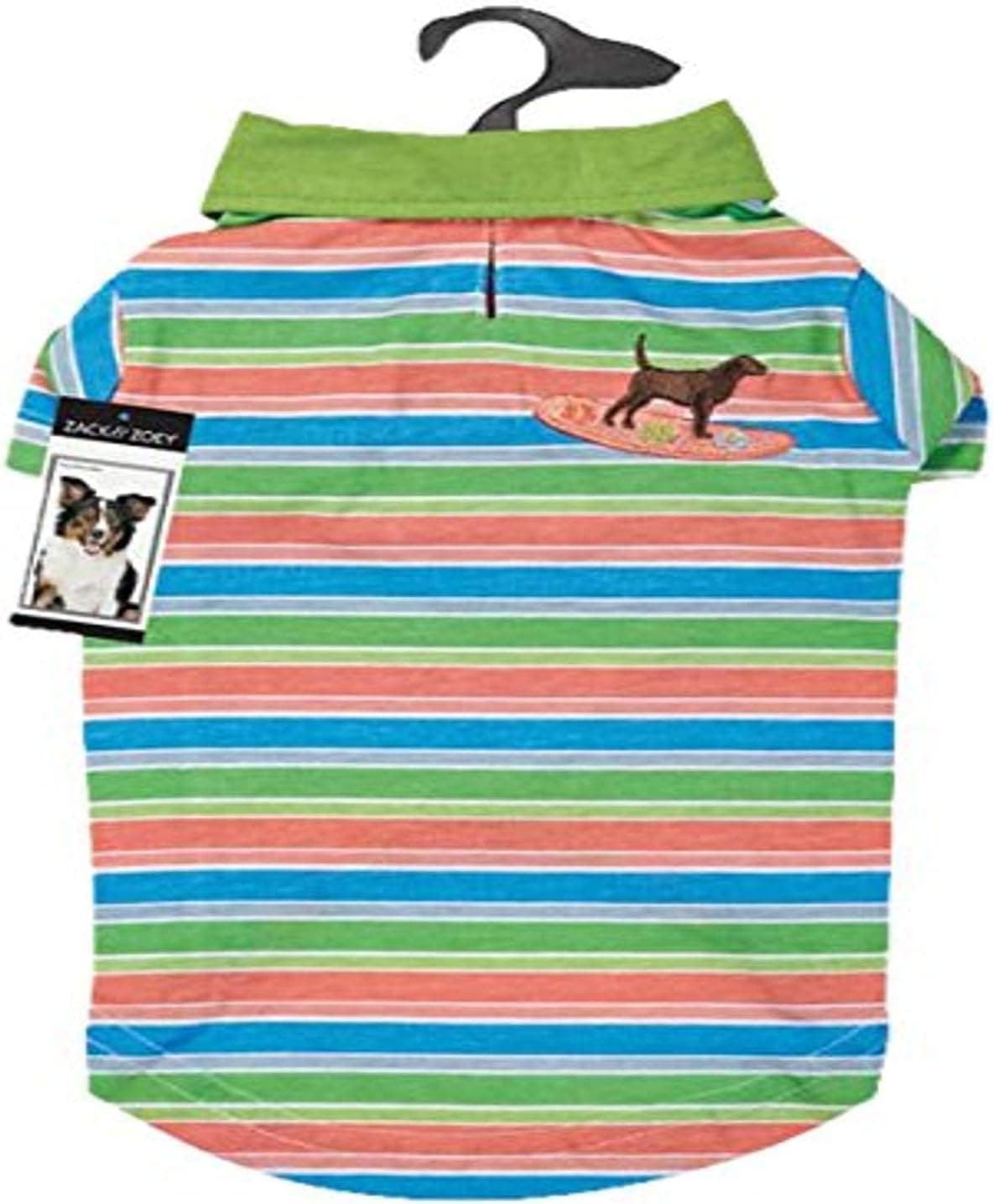 Casual Canine Hawaiian Breeze UPF40 Polo Shirt for Dogs, X-Small