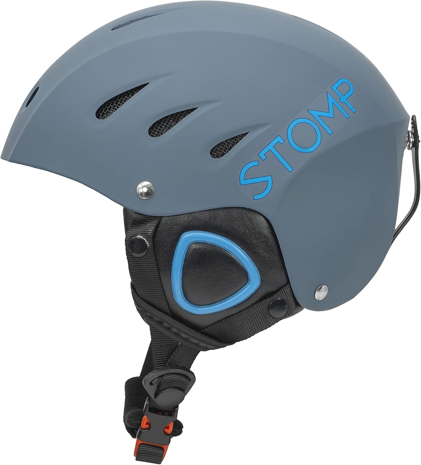 Stomp Ski & Snowboarding Snow Sports Helmet with Build-in Pocket in Ear Pads for Wireless Drop-in Headphone