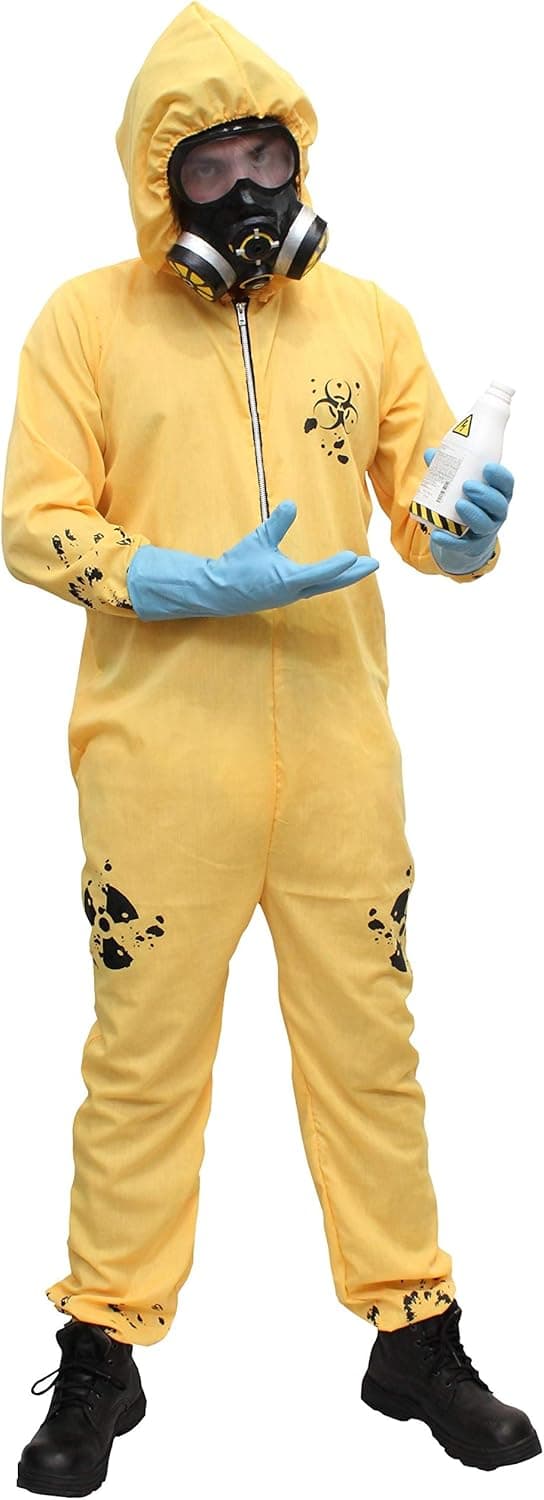 Biohazard Hazmat Full Costume Adult Size (Mask Included)