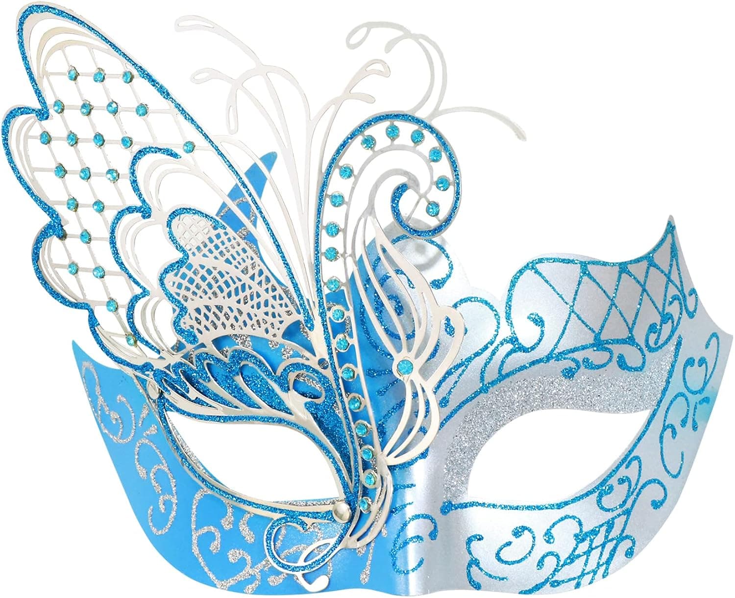 Mysterious Venetian Butterfly Lady Masquerade Halloween Party Mask Evening Prom Ball Mask Bar Costumes Accessory