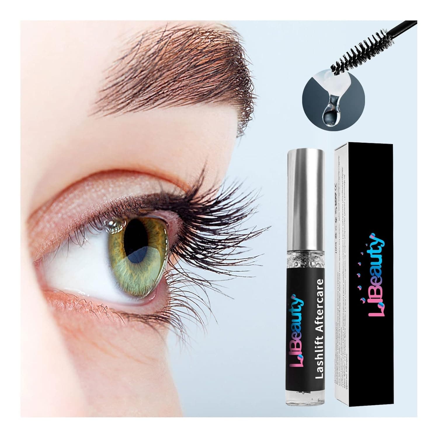 Libeauty Lash Lift Aftercare, Eyelash Lift Nutrition, Highlight the effect of Eyelashes After Perming, Lash Lift Aftercare Keratin Treatment Last 6-8 Weeks